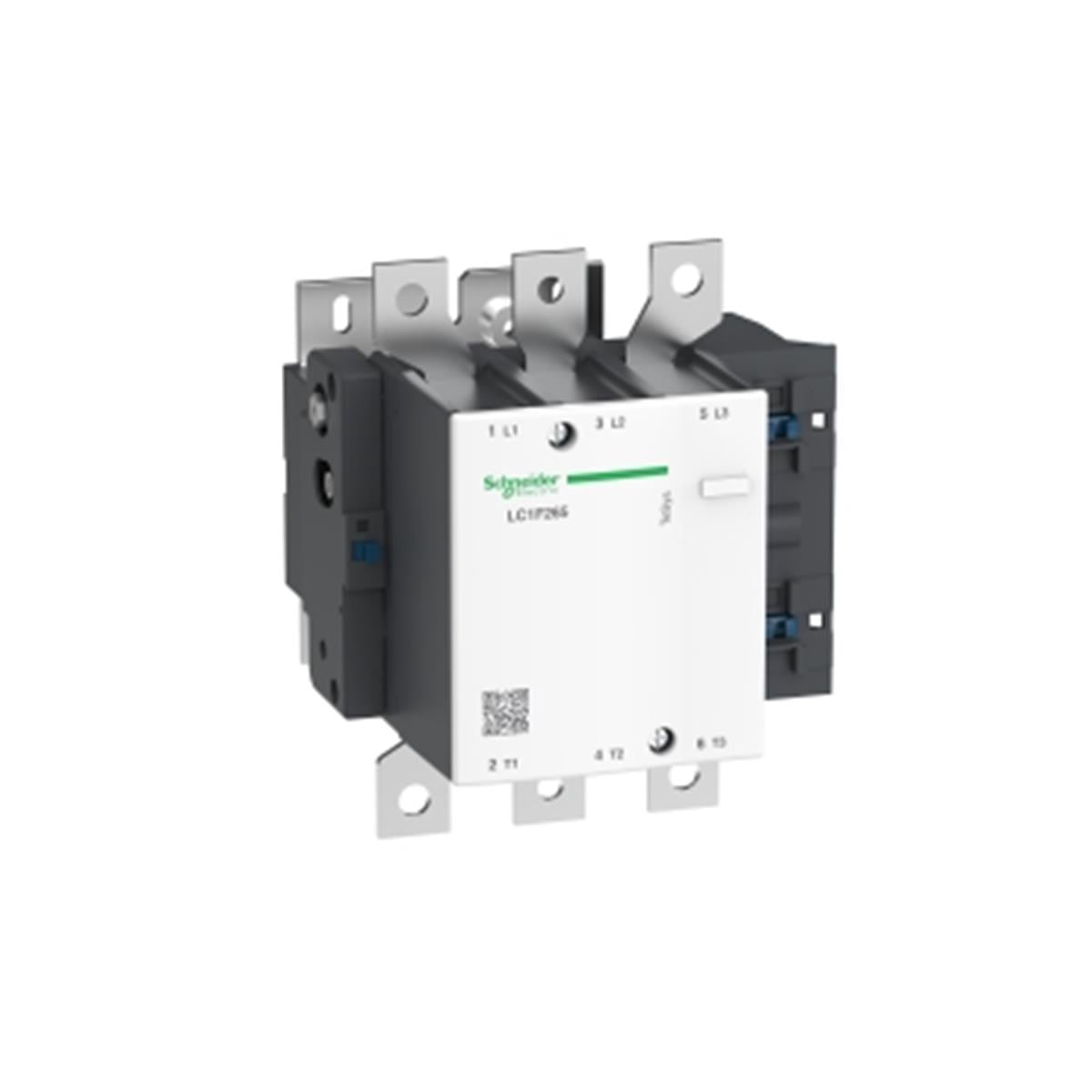 LC1F265F7
TeSys F Kontaktör 3P 265A AC3 110VAC 