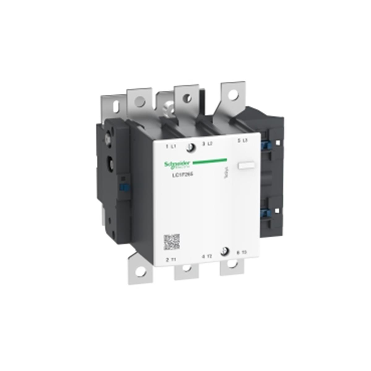 LC1F265P7
TeSys F Kontaktör 3P 265A AC3 230VAC 