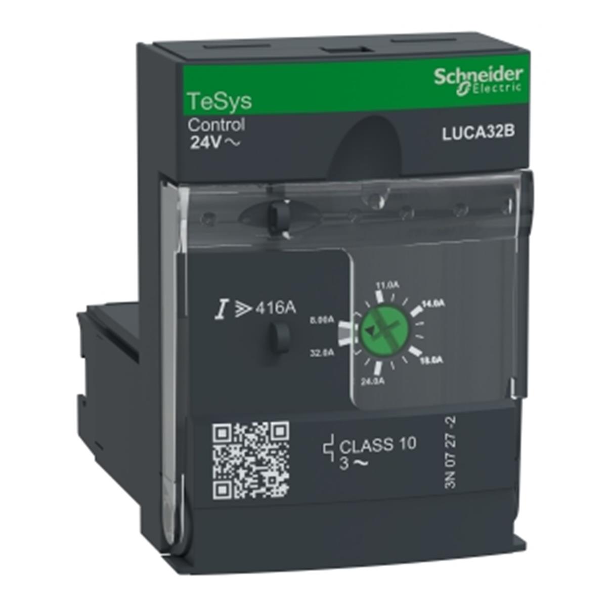 LUCA32B
TeSys U Standart Kontrol 8-32A 24VAC 