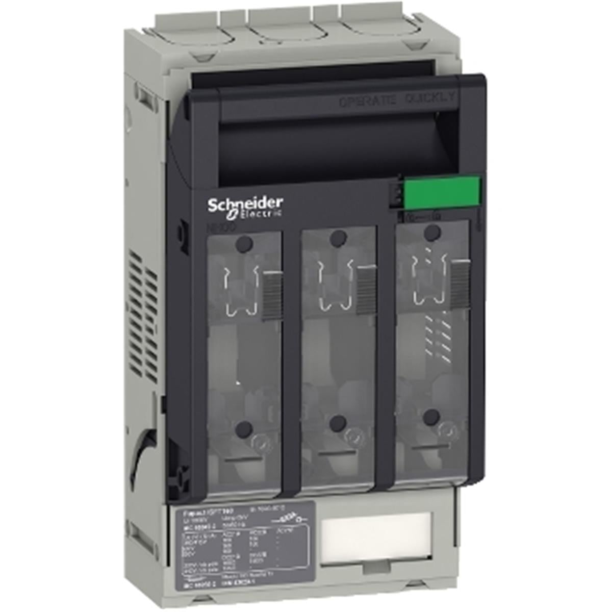 LV480802
Schneider Electric , LV480802 , Sigortalı Yük Ayırıcı, FuPacT ISFT160, 160 A, DIN NH00, 3 Kutuplu, Plakaya Montaj, 2,5 - 95 mm² Kablo Konnektörleri