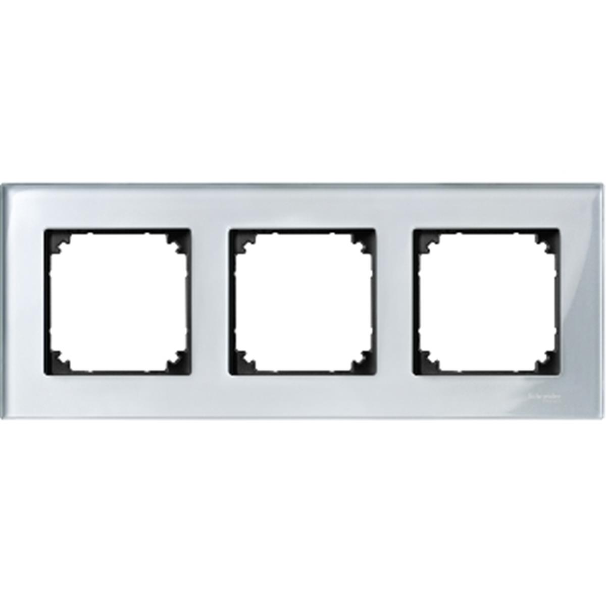 MTN4030-3260
Merten Üçlü çerçeve, M-Elegance Glass, Gümüşi elma