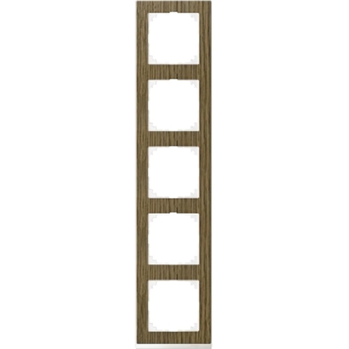 MTN4050-3674
Merten M-Pure Decor beşli çerçeve Meşe