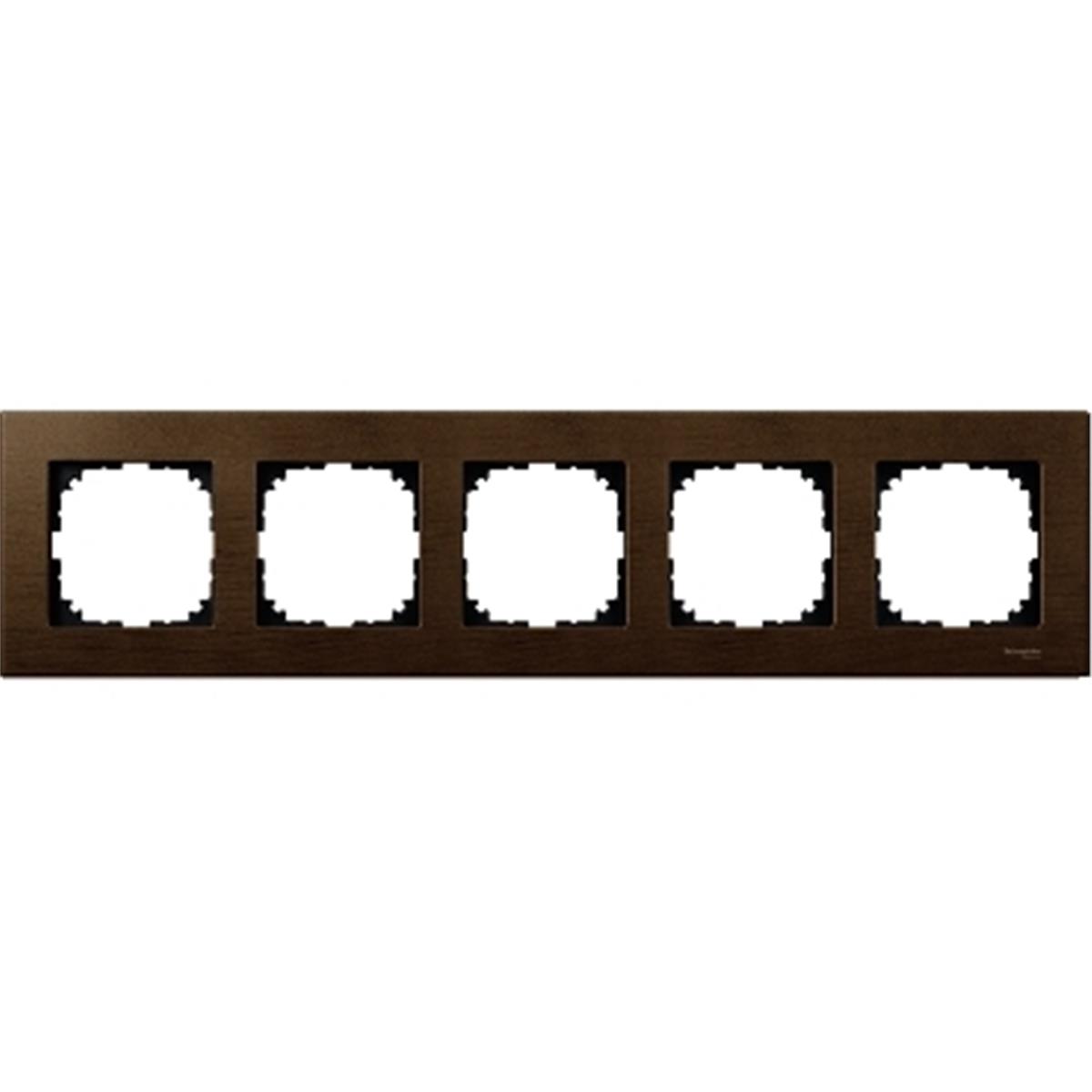 MTN4055-3473
Merten Beşli çerçeve, M-Elegance Glass, Ceviz