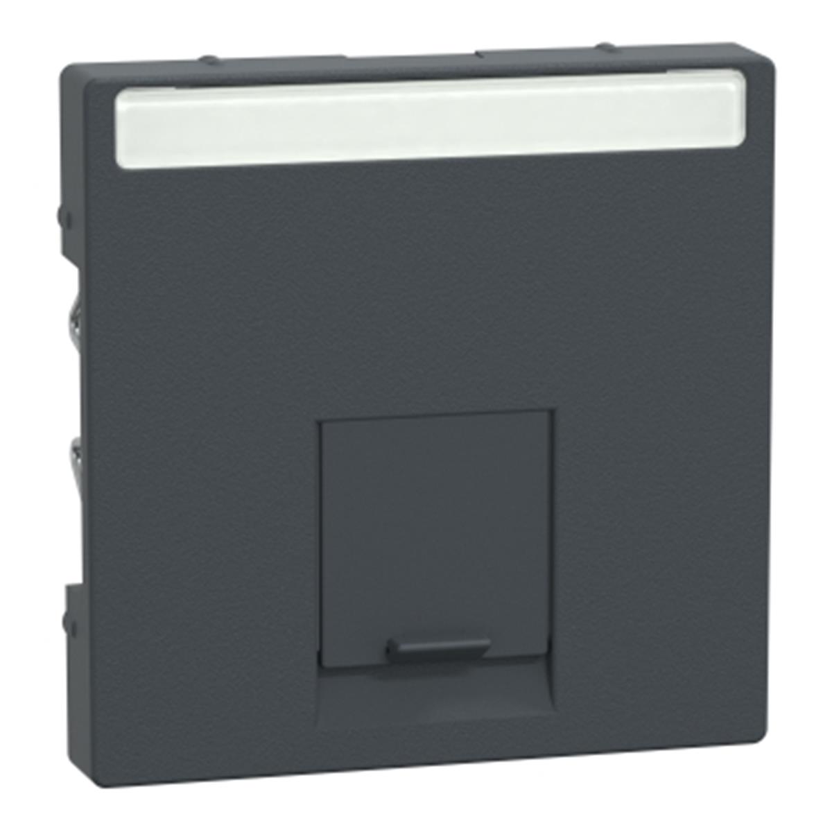 MTN465814
Merten Tekli RJ45 tuş kapağı, System-M, Antrasit