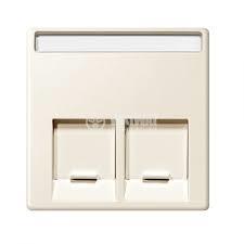 MTN469944Merten İkili RJ45 tuş kapağı, System-M, Krem