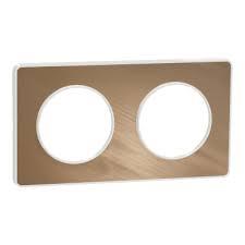 S520804LOdace Touch Bronz İkili Çerçeve - Beyaz