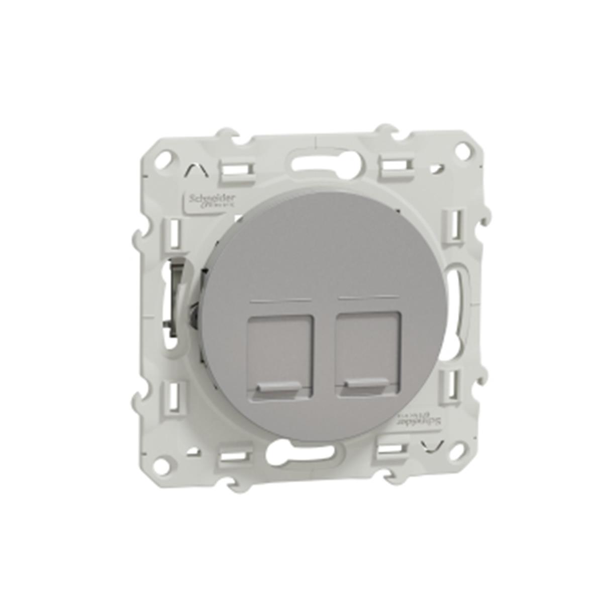 S530486
Odace 2xRJ45 Cat6 STP - Alüminyum