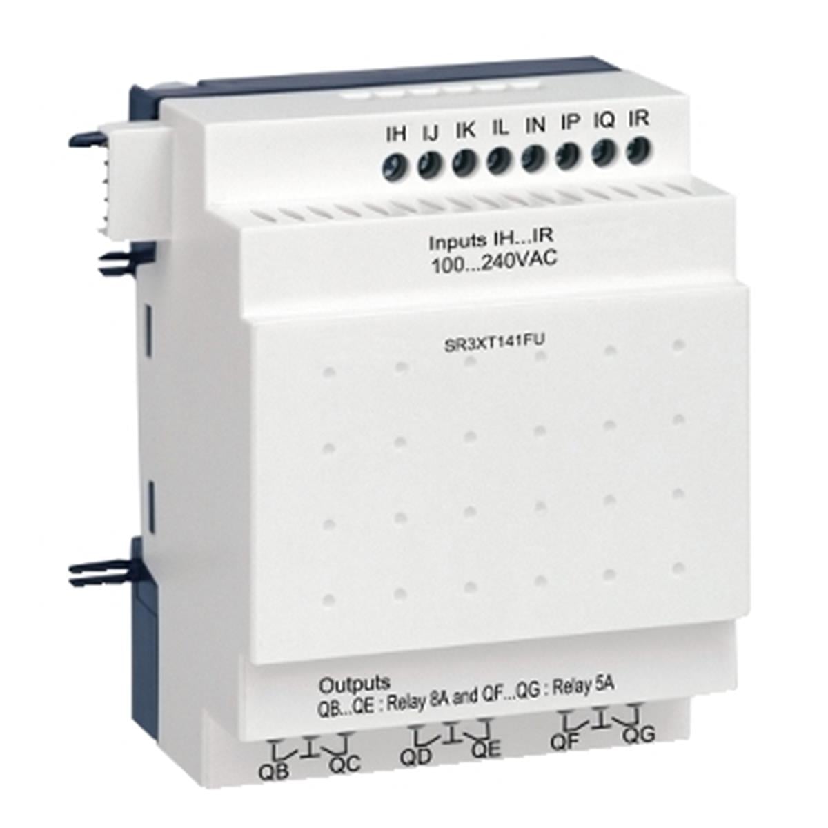 SR3XT141FU
Schneider Electric SR3XT141FU Dijital G/Ç Uzatma Modülü - 14 G Ç - 100..240 V Ac - Zelio Logic İçin