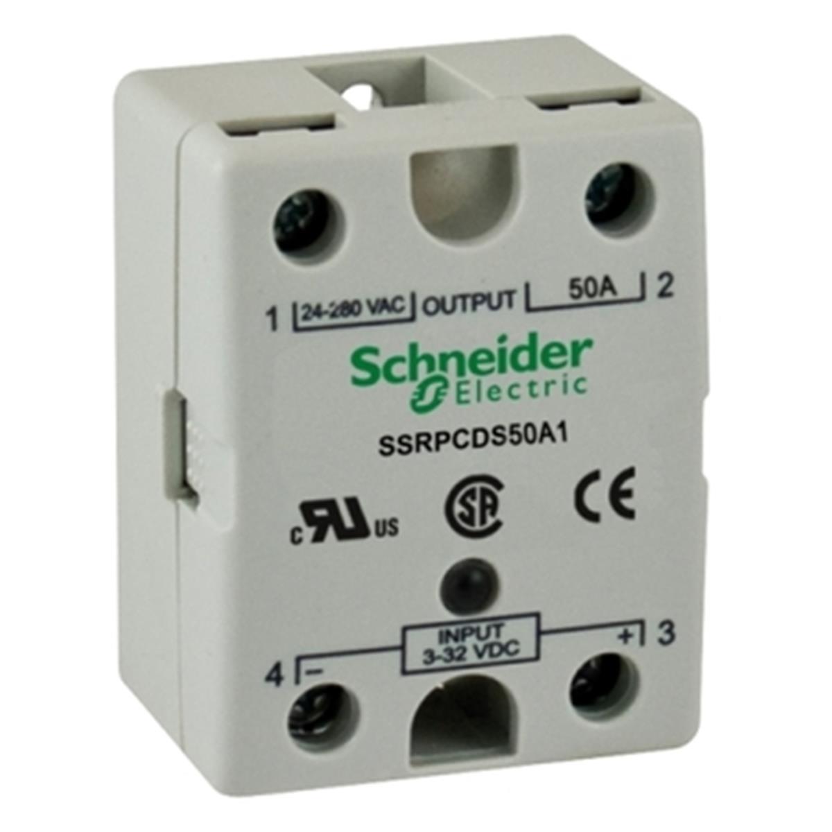 SSRPCDS50A1
Schneider Electric SSRPCDS50A1  Solid State Röle - Panel Montajı - Giriş 3-32 V Dc, Çıkış 24-280 V Ac, 50A
