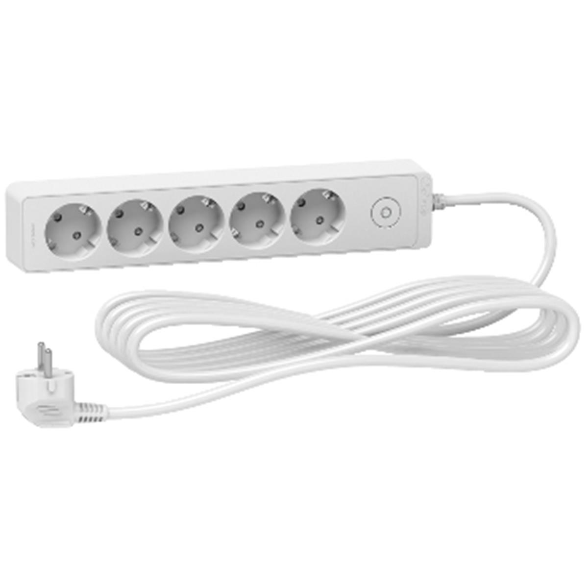 ST9455W
Grup Priz 5 Topraklı Prizli, 5mt, beyaz
