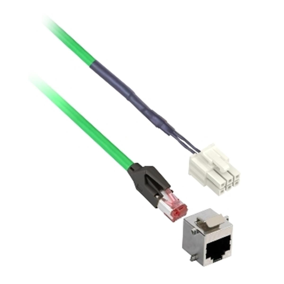 VW3L1T000R30
Schneider Electric VW3L1T000R30 Commissioning cable for Lexium ILA,ILE,ILS for connection to pc with adapter