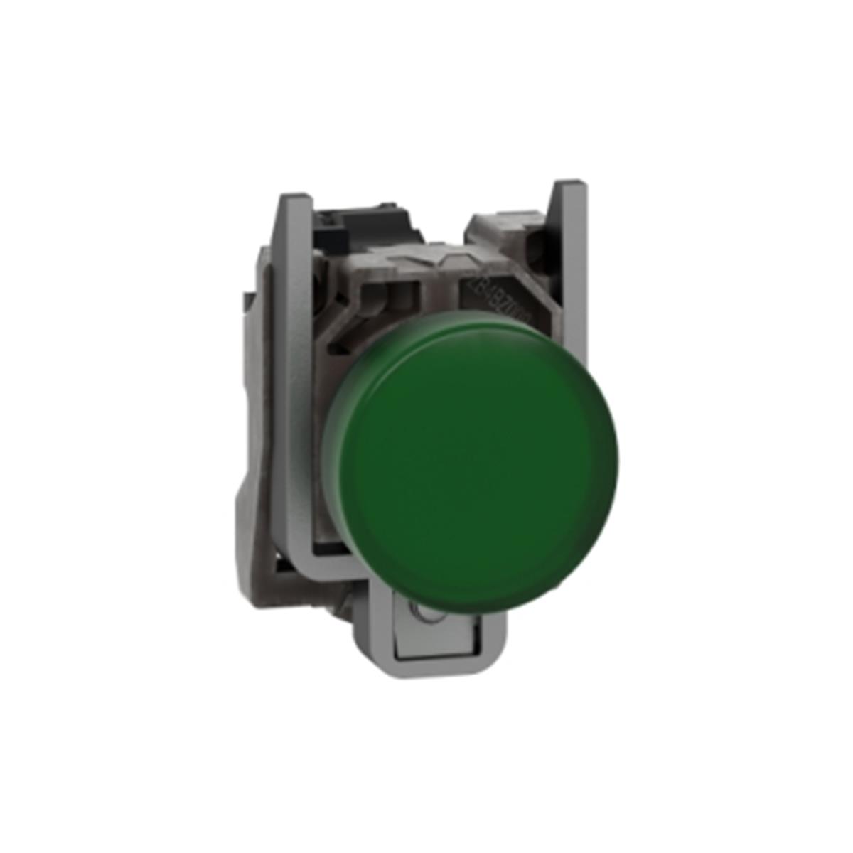 XB4BVM3
230...240V entegre LED'li yeşil sinyal lambası Ø22