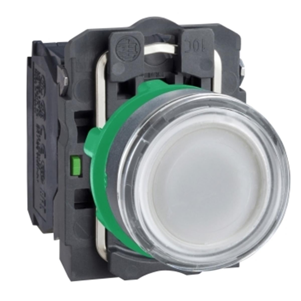 XB5AW3165
Beyaz ışıklı buton Ø22 yaylı dönüş 1NA+1NK <=250V