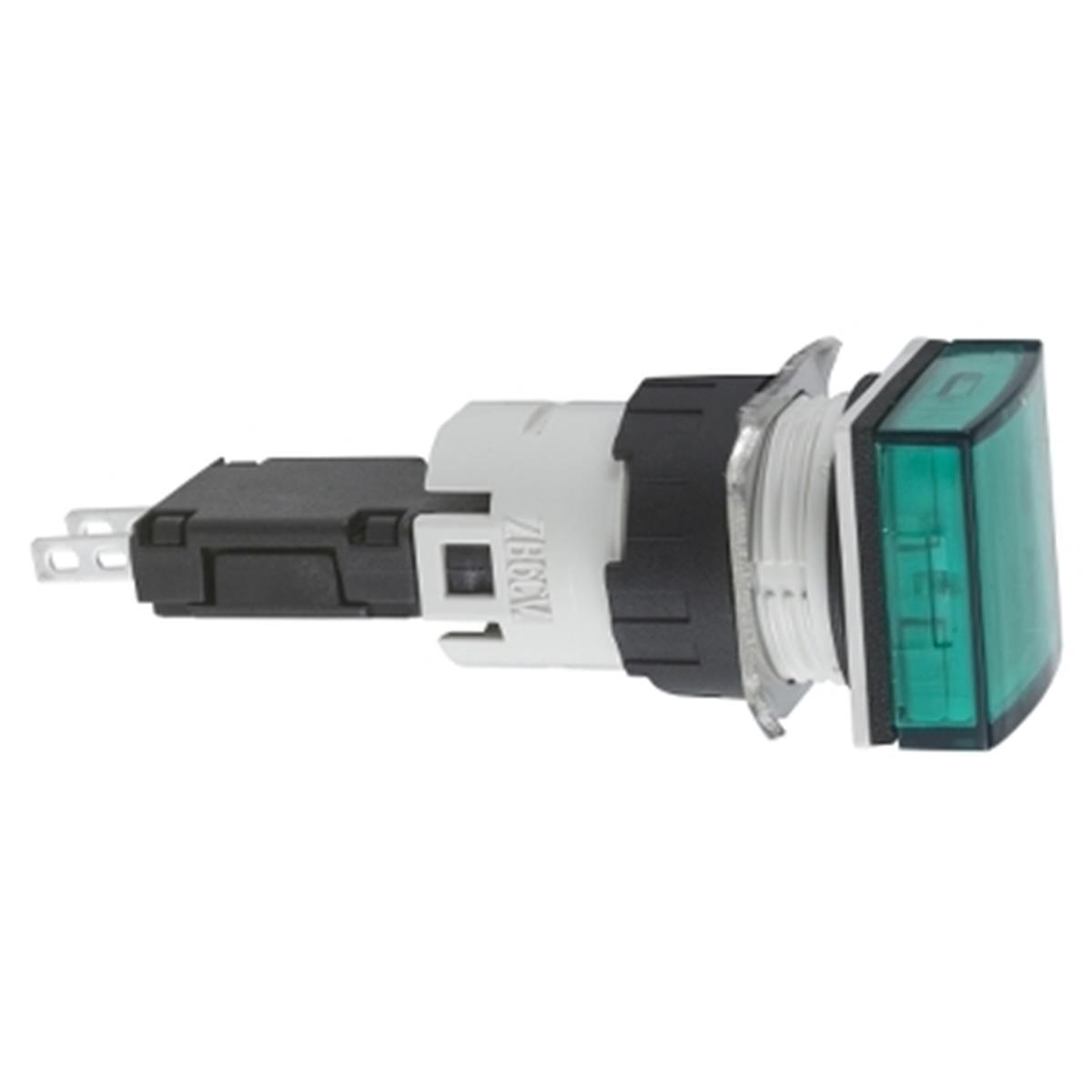 XB6CV3BB
12...24V entegre LED'li kare yeşil sinyal lambası 