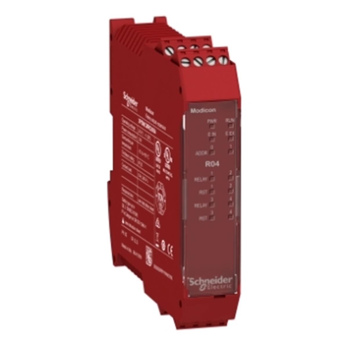 XPSMCMRO0004
Schneider Electric , XPSMCMRO0004 , Schneider ElectricSchneider ElectricSchneider ElectricSchneider Electric+ 3+ 3expansion module, Modicon MCM, 4 safety relay outputs, with backplane connection, scre