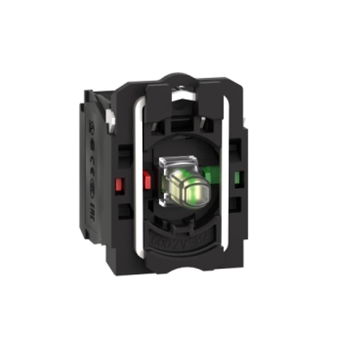 ZB5AW0B15
Entegre LED'li 24V gövde/sabitleme bilezikli beyaz