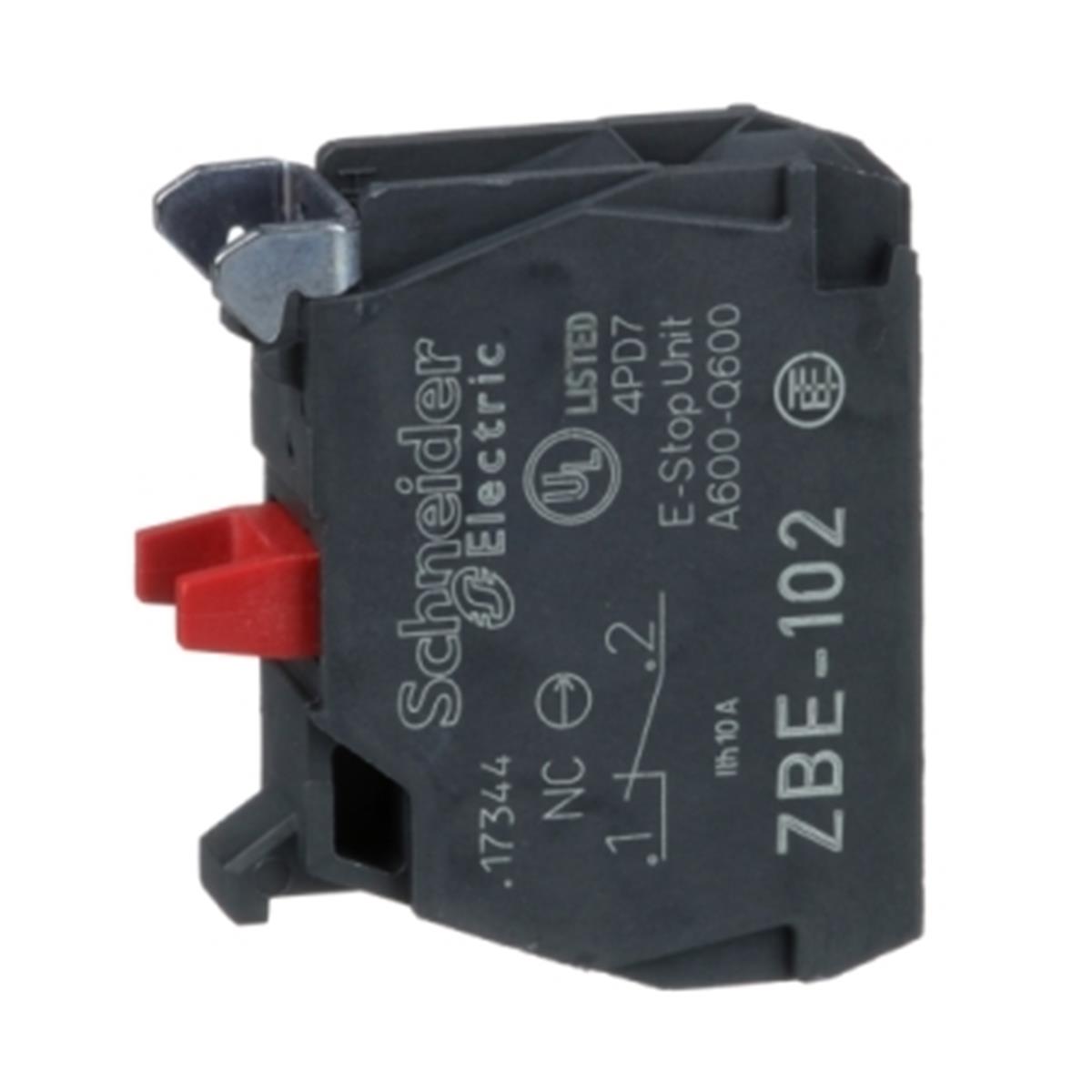 ZBE102
Schneider Electric Başlık Ø22 İçin Tek Kontak Bloğu 1Nk Vida Kelepçesi Terminali