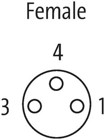 Murr Electronic , 7000-08041-6100500 , M8 3 Pin Düz Soketli kablo , 5m