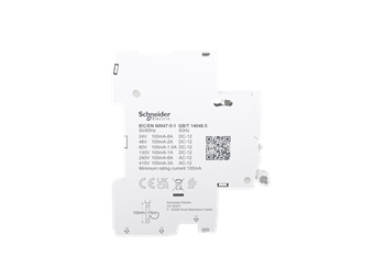 A9A26904 Auxiliary contact, Acti9 A9A, iOF, 1 C/O, 100mA to 6A, 24VAC to 415VAC, 24-130 VDC, bottom connection