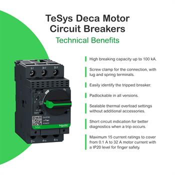 Schneider Electric GV2P05-Tesys Gv2 Motor Devre Kesici Termik Many. 0.63-1A