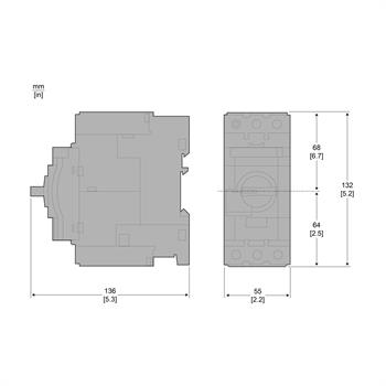 Schneider Electric GV3P50 -TeSys GV3 Motor Devre Kesici Termik Many. 37-50A
