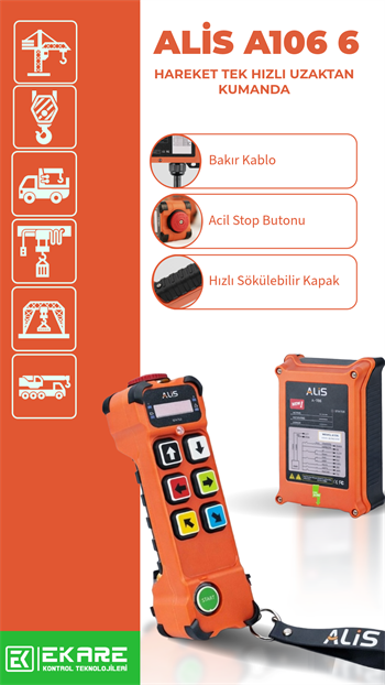 ALİS, 106 6, IC-KP2-1HB17-2V1F, UZAKTAN KUMANDASİSTEMİ