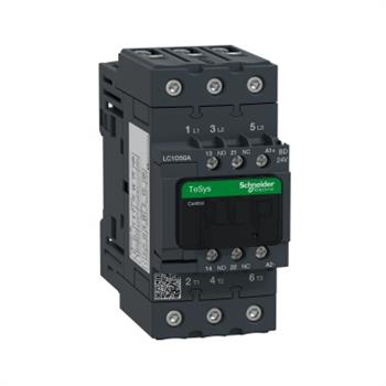 Schneider Electric  LC1D50ABD  TeSys D Kontaktör 3P 50AAC3 24VDC