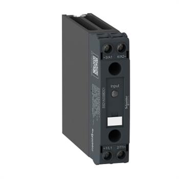 SSD1A335BDC1Schneider Electiric , SSD1A335BDC1 , DIN rail mount relay, Harmony Solid State Relays, 35A, zeroVoltage switching, input 4...32V DC, output 48...600V AC