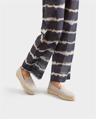 Silver Espadril