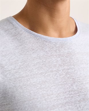 Mavi Kısa Kollu T-shirt