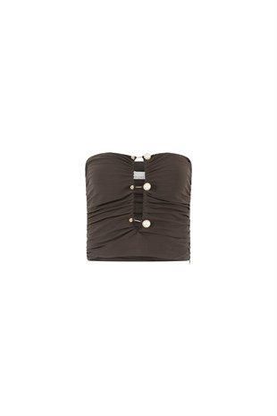 Goya Kahverengi Top