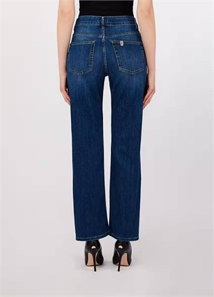 Yüksek Bel Jean Pantolon