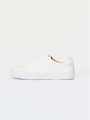 Beyaz Deri Sneaker