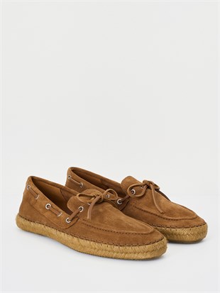 Bağcıklı Süet Loafer