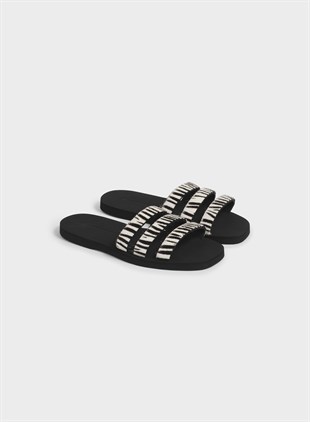 Zebra Desen Terlik