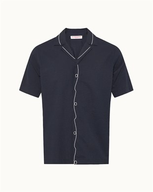 Lacivert Polo Yaka Gömlek