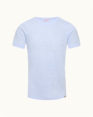Mavi Kısa Kollu T-shirt