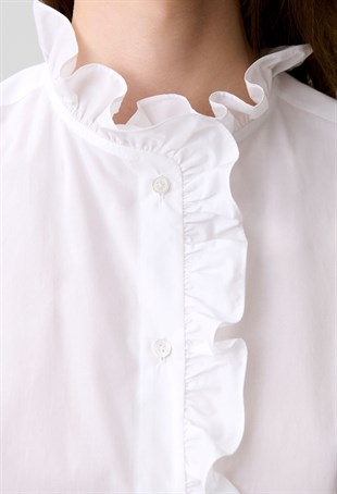 Victorian Yaka Poplin Gömlek