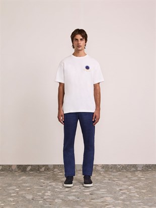Desenli Kısa Kollu T-shirt