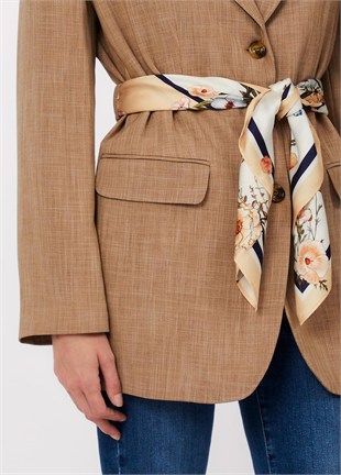 Bej Blazer Ceket