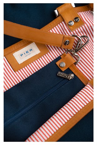 Lacivert Tote Çanta