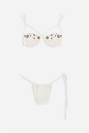 MAMBO Ekru Bikini Set