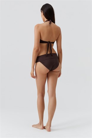 Kahverengi Bikini Üstü