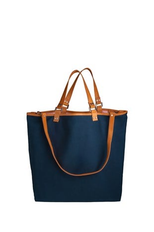 Lacivert Tote Çanta