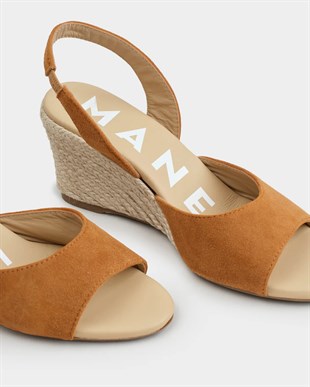 Süet Topuklu Espadril