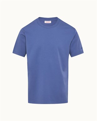 Mavi Kısa Kollu T-shirt