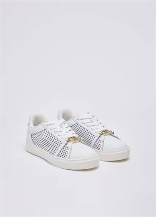 Beyaz Fileli Sneaker