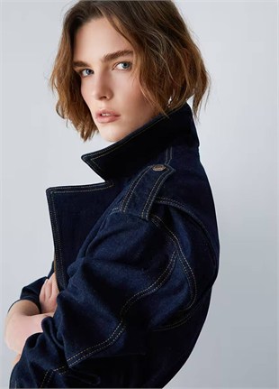 Kemerli Jean Ceket