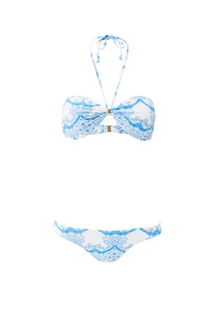 Mavi Bikini Üstü