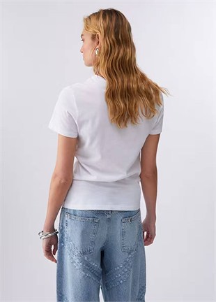 Taş İşlemeli T-shirt